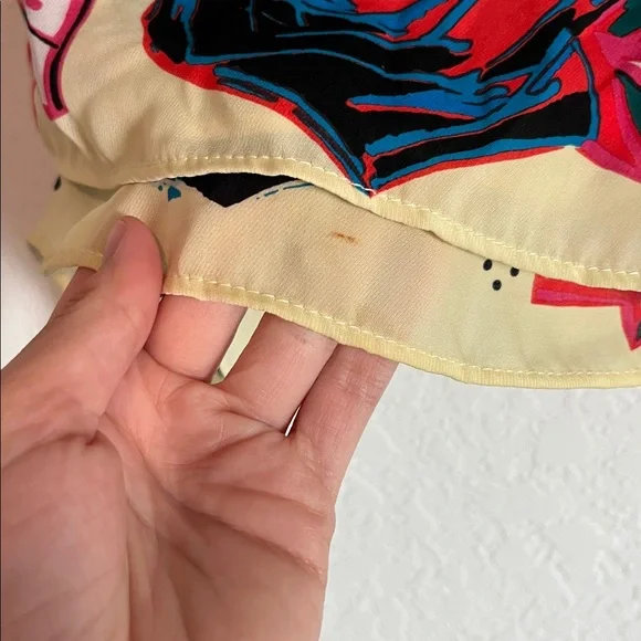 Bimba Y Lola Jaguar Frog Floral Print Scarf - Picture 4 of 6